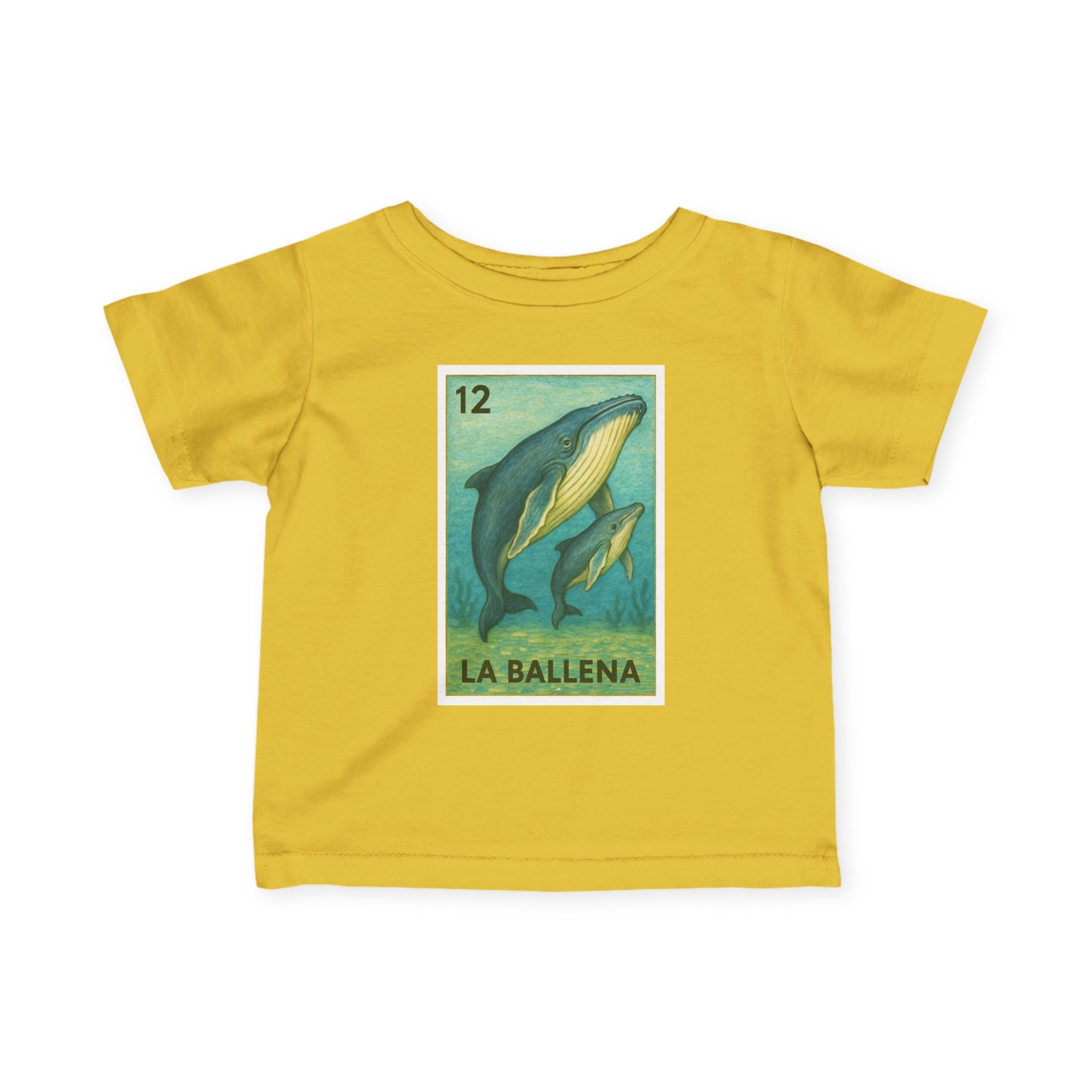 Whale Lotería infant cotton t-shirt image 7
