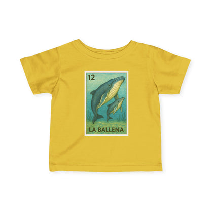 Whale Lotería infant cotton t-shirt image 7