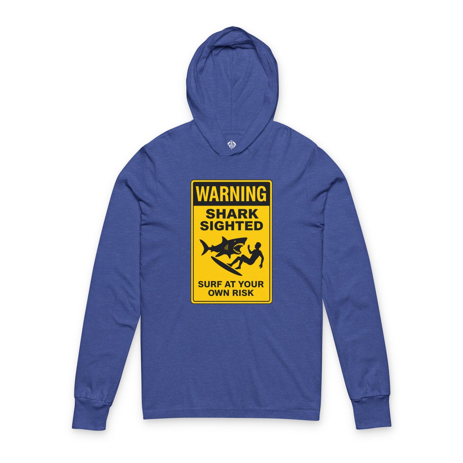 Shark Sighted cotton hooded long sleeve t-shirt image 6