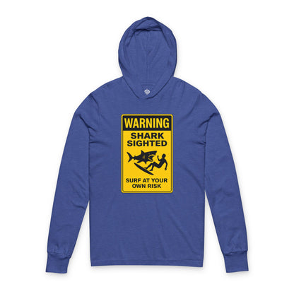 Shark Sighted cotton hooded long sleeve t-shirt image 6