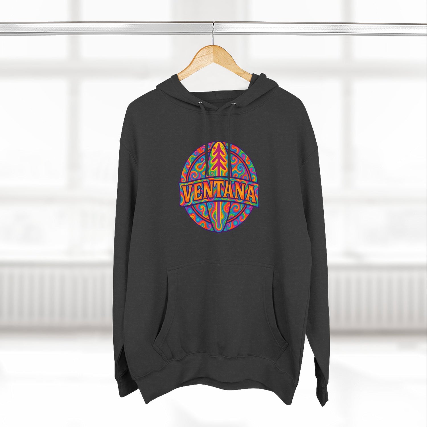 Ventana Psychedelic Treefish Logo Fleece Hoodie