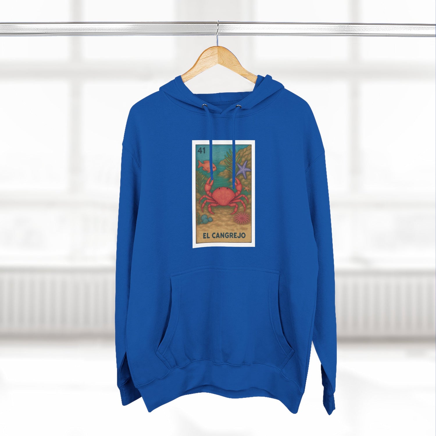 Crab Lotería Fleece Hoodie