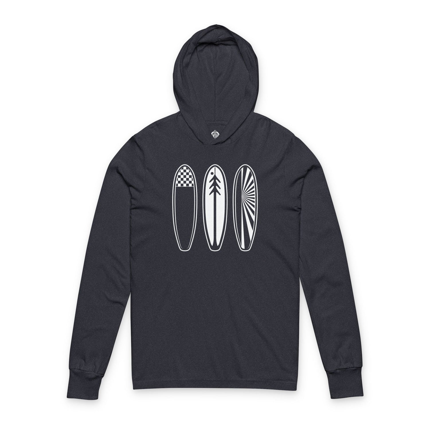 Ventana Three Board cotton hooded long sleeve t-shirt image 1
