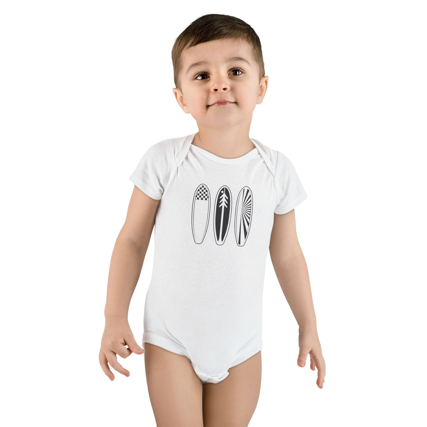 Ventana Three Board baby cotton onesie image 6