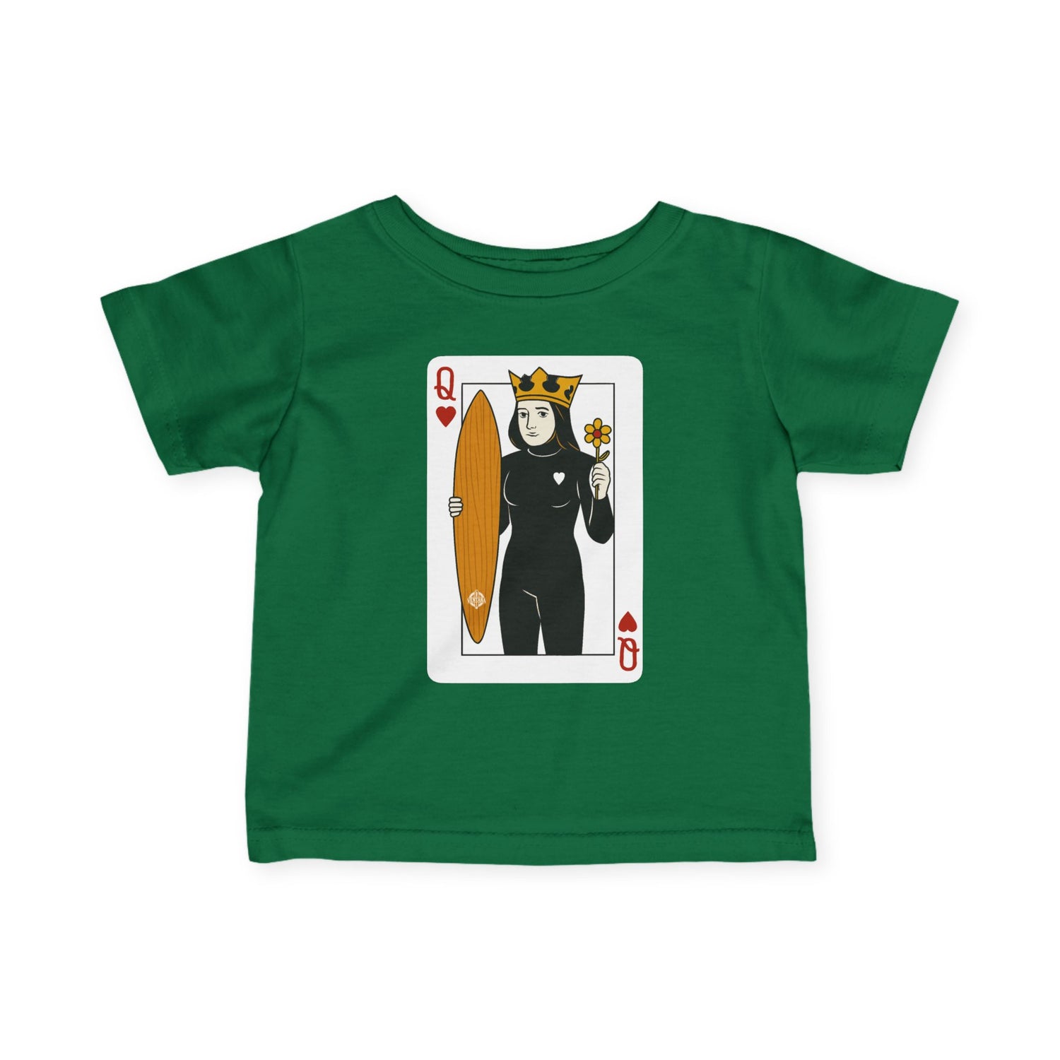 Queen of Hearts Surfer infant cotton t-shirt product image 9