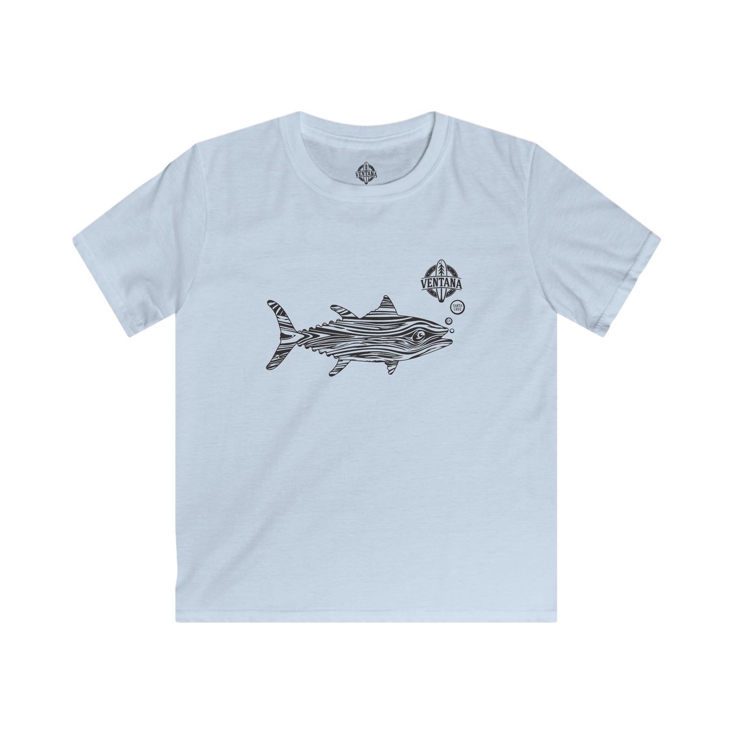 Ventana Wooden Tuna kids soft style t-shirt image 2