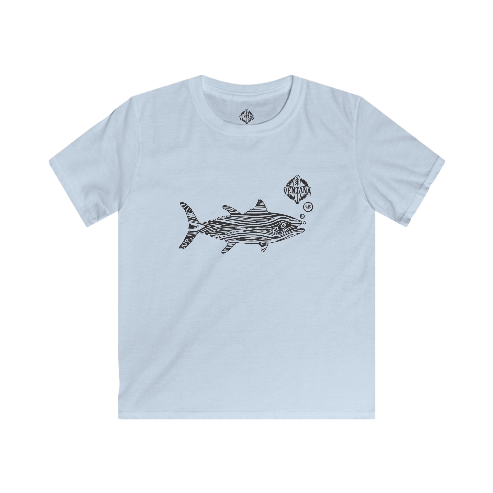 Ventana Wooden Tuna kids soft style t-shirt image 2