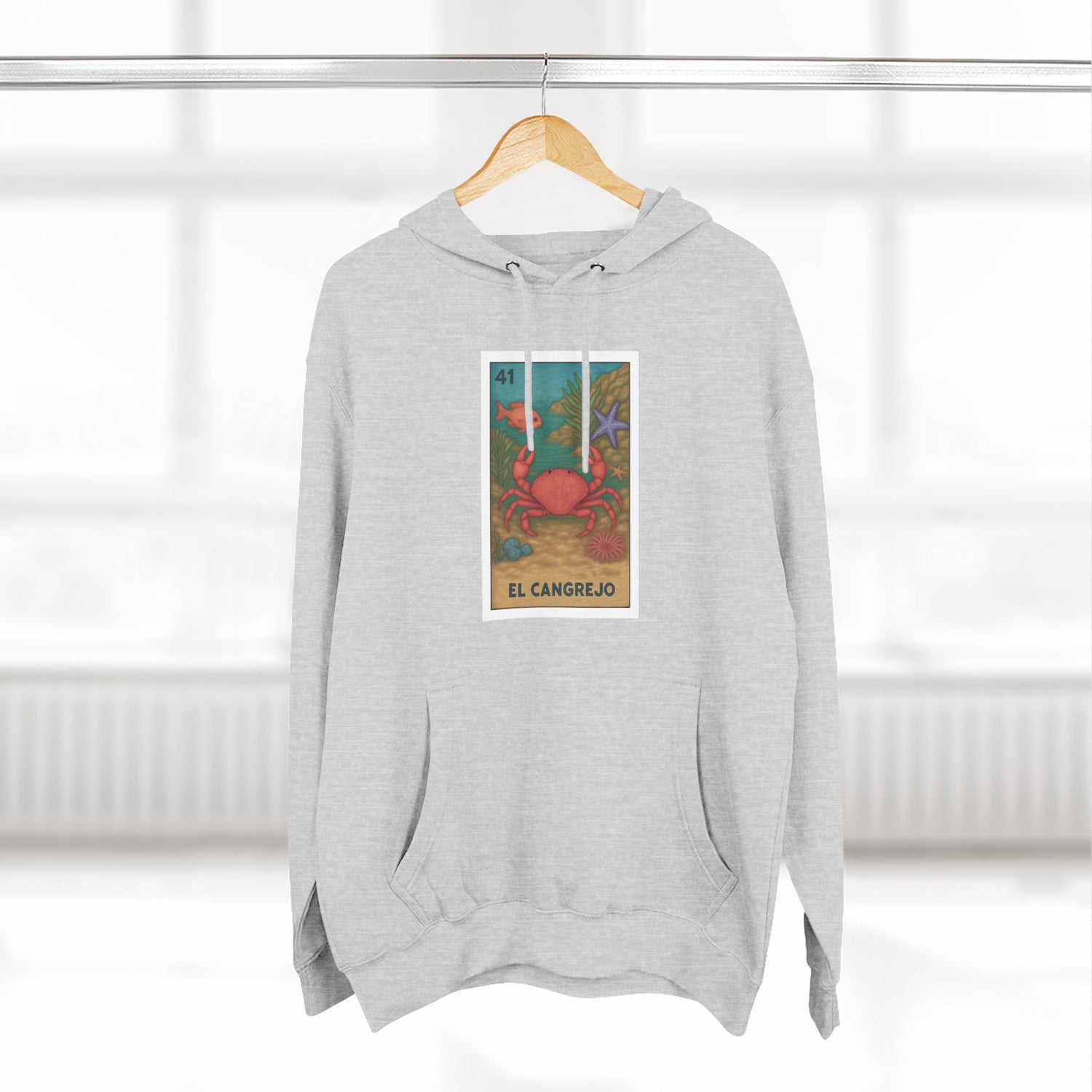 Crab Lotería fleece hoodie image 19