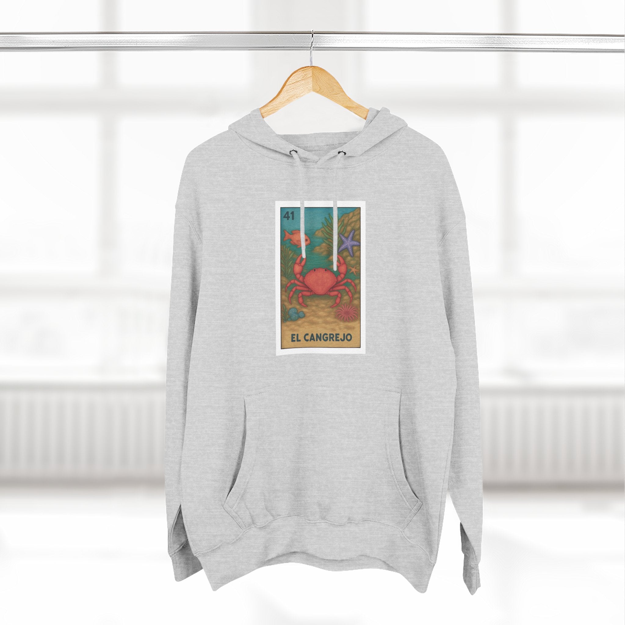 Crab Lotería fleece hoodie image 19