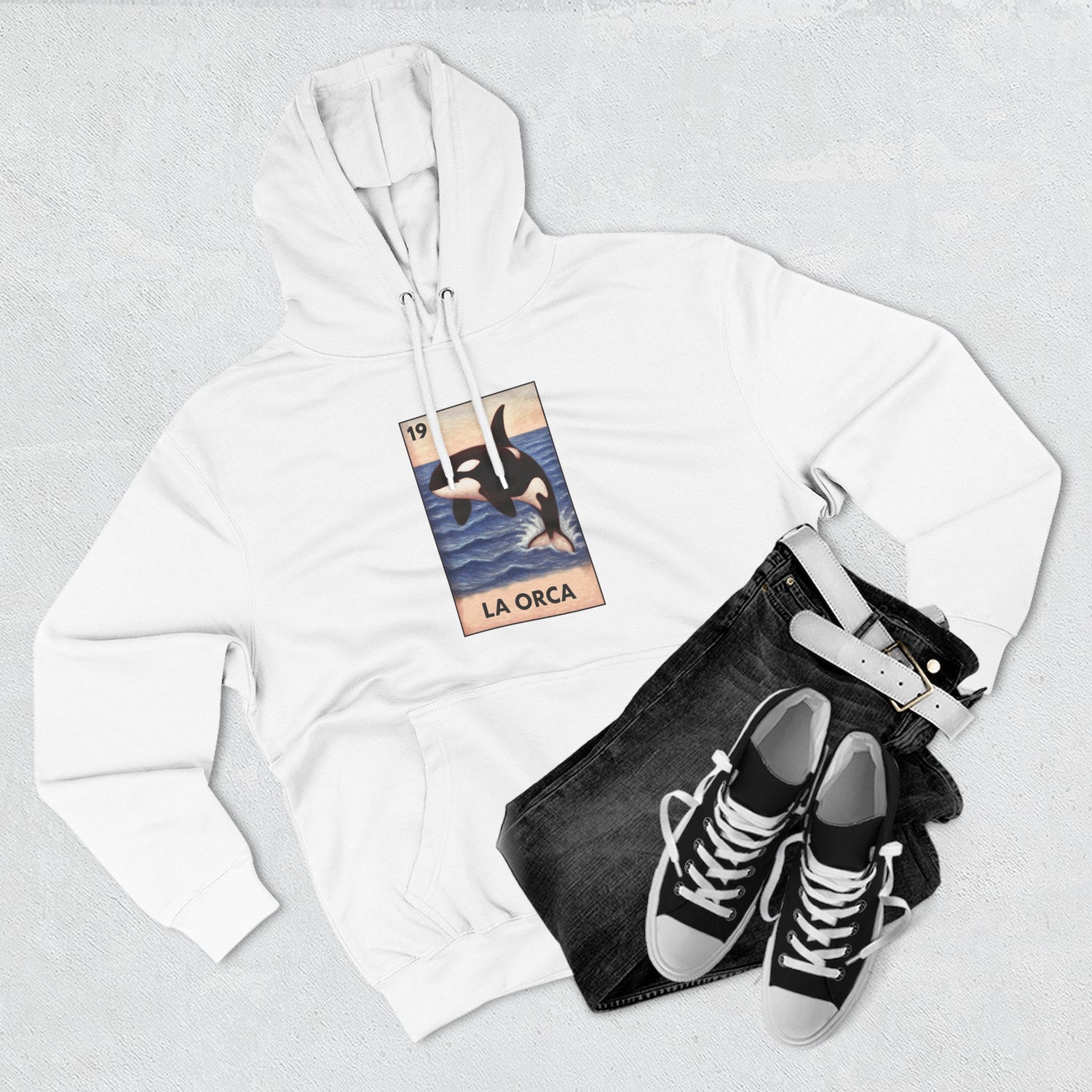 Orca Lotería fleece hoodie image 12