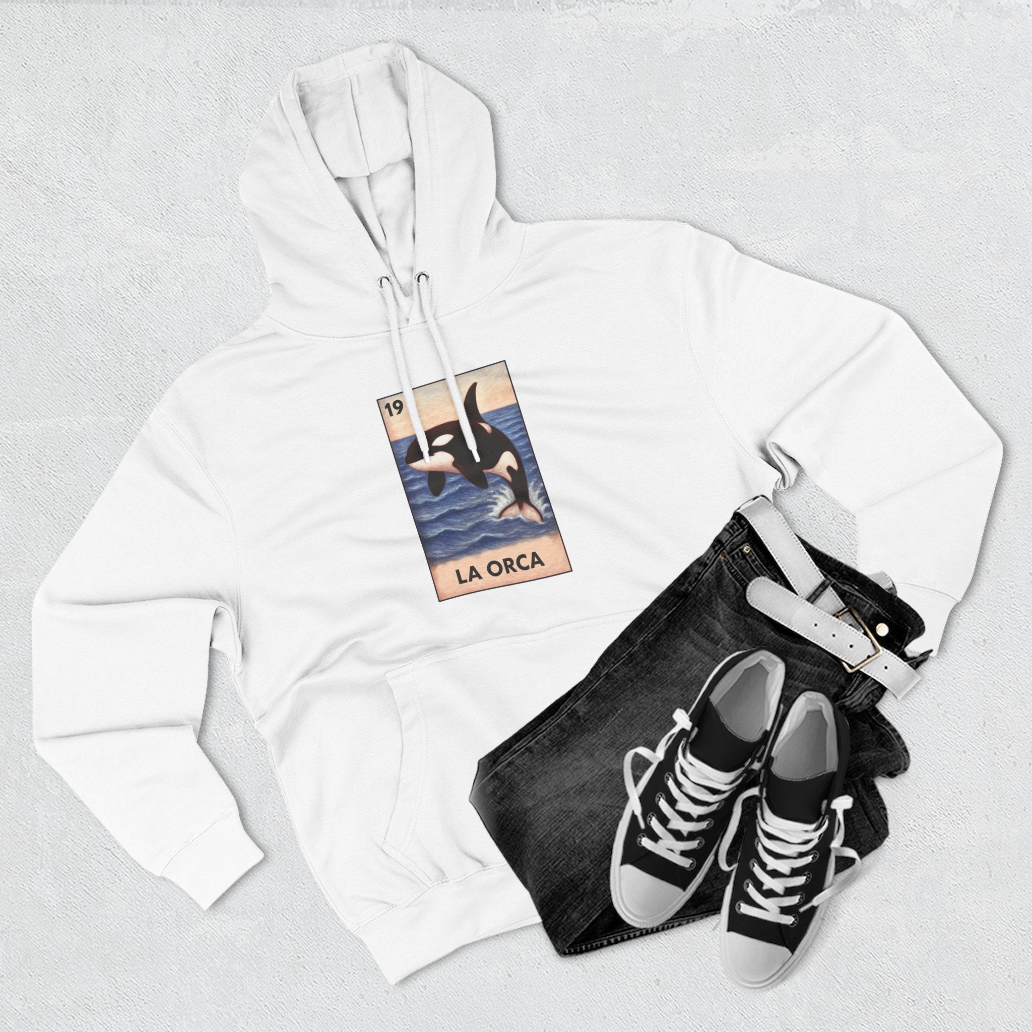 Orca Lotería fleece hoodie image 12