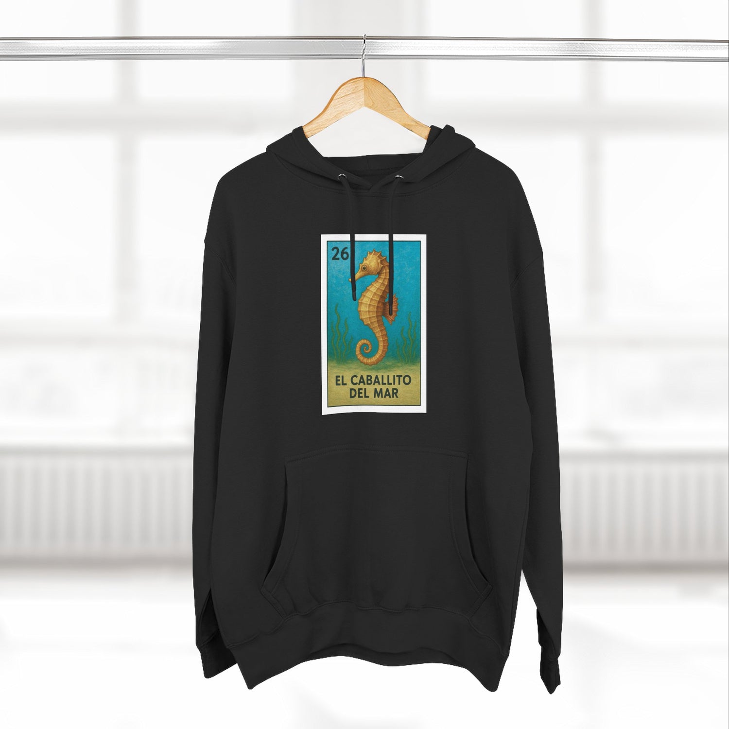 Seahorse Lotería Fleece Hoodie
