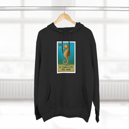 Seahorse Lotería Fleece Hoodie
