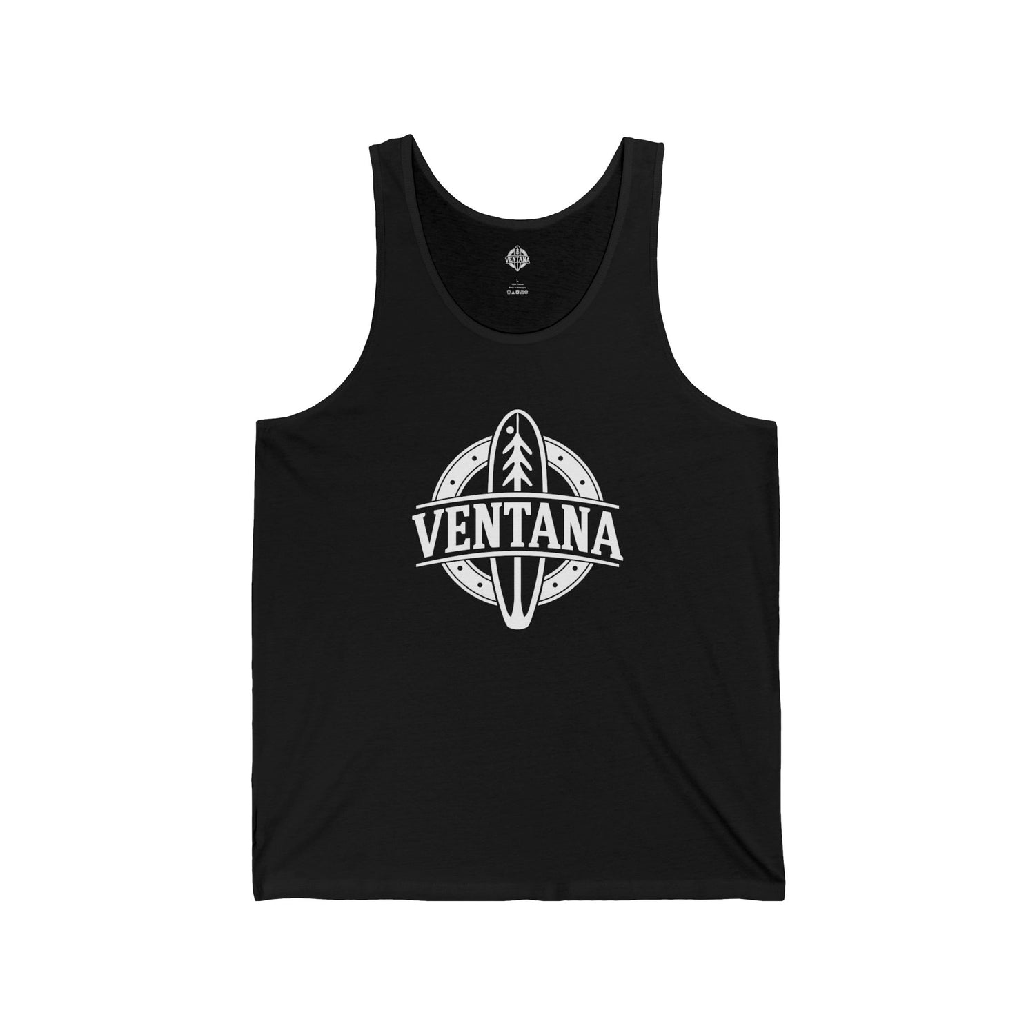 Ventana Psychedelic Treefish Logo jersey tank top image 4