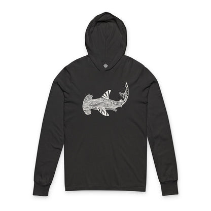 Ventangle Hammerhead cotton hooded long sleeve t-shirt image 5