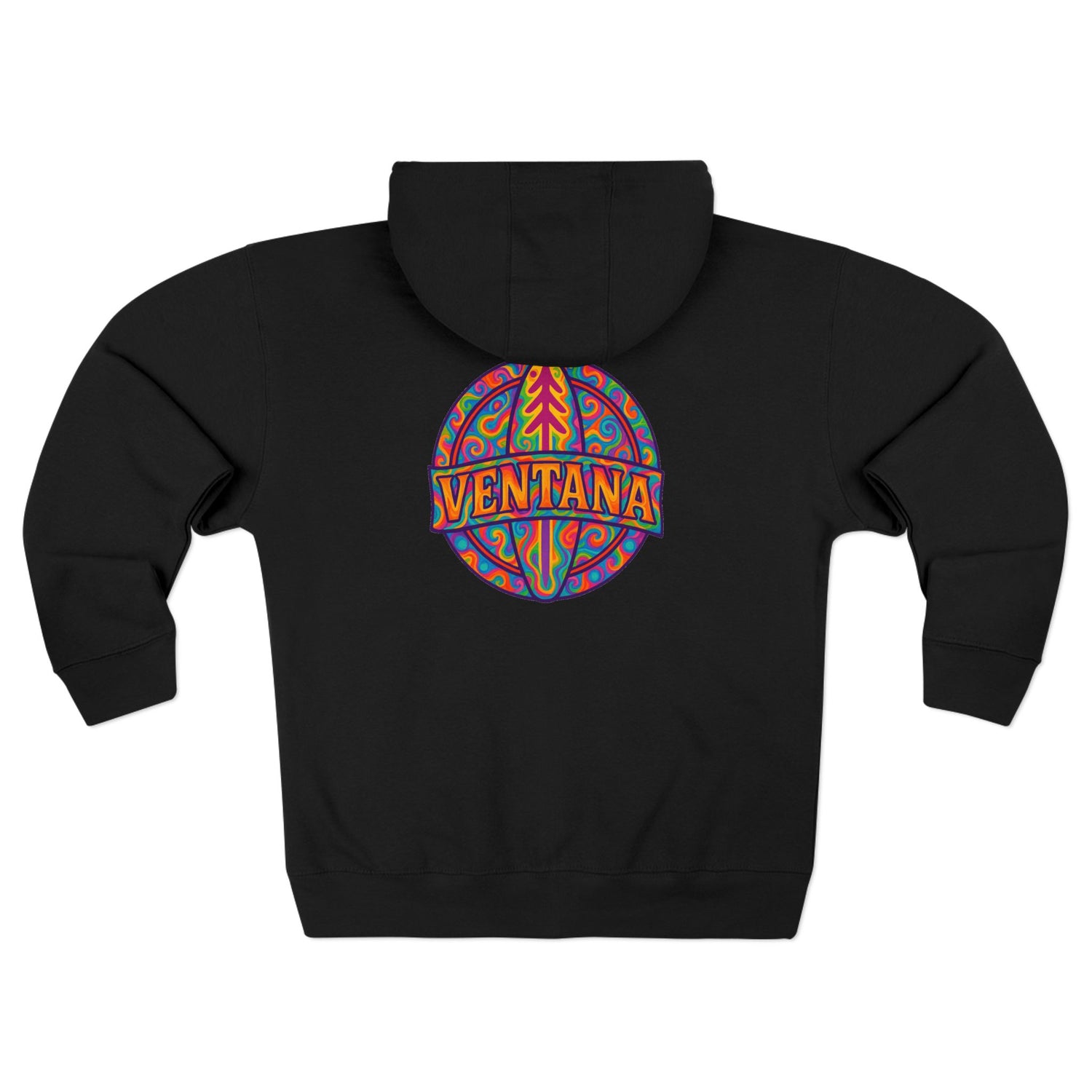 Ventana Psychedelic Treefish Logo zip fleece hoodie image 17