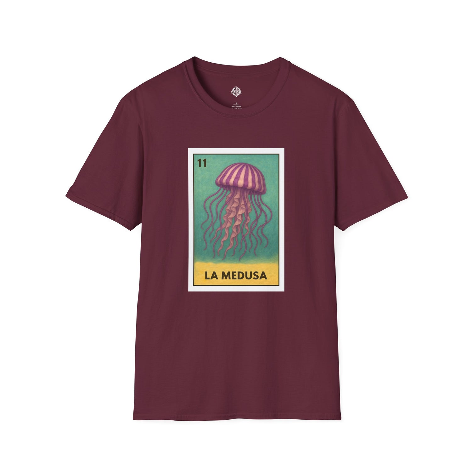 Sea Jelly Lotería cotton t-shirt image 7