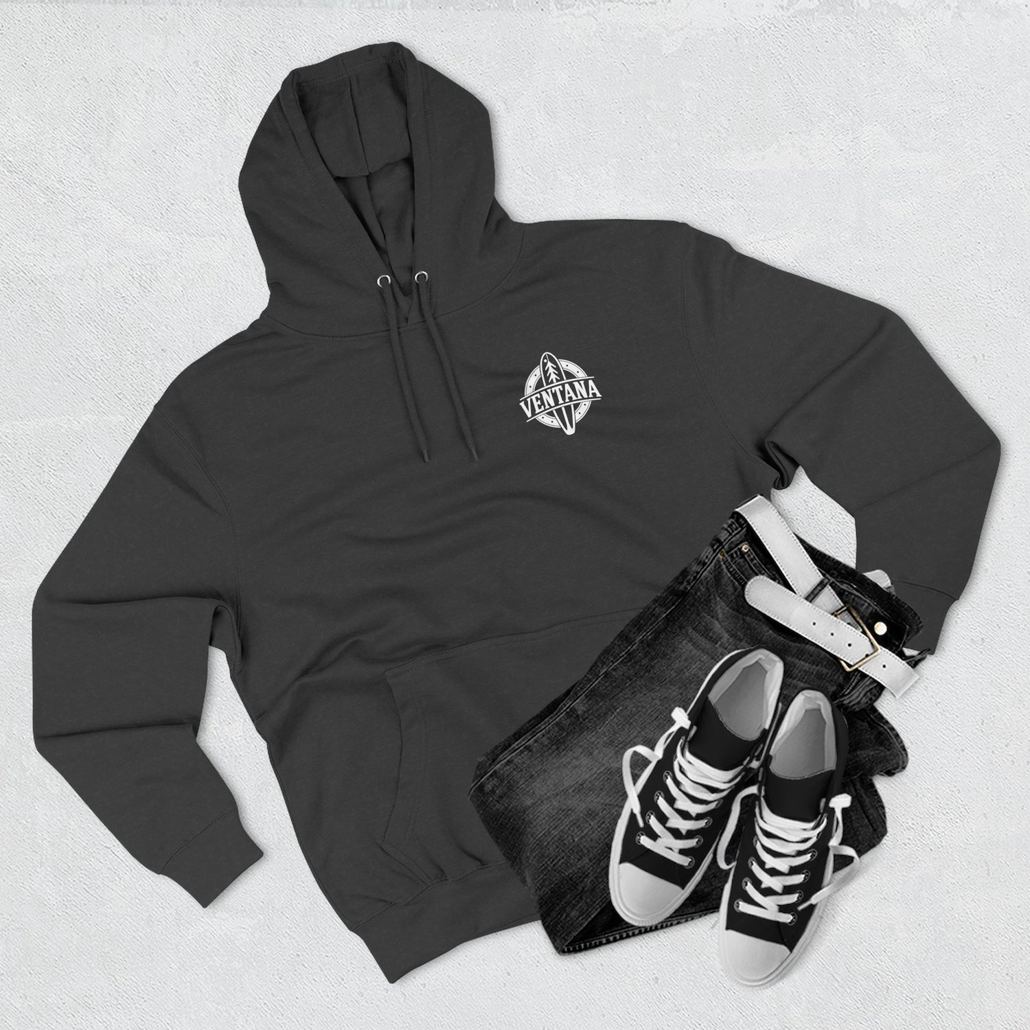 Whale Lotería Fleece Hoodie