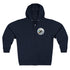 Surf with Otter 841 by Thiago Bianchini zip fleece hoodie image 1