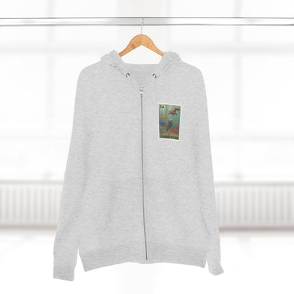 Kelp Forest Lotería zip fleece hoodie image 9