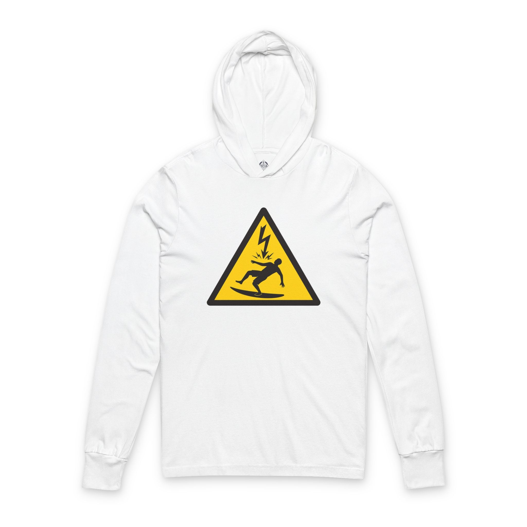 Electric Surfer Unisex - Cotton Long Sleeve Hooded T-Shirt