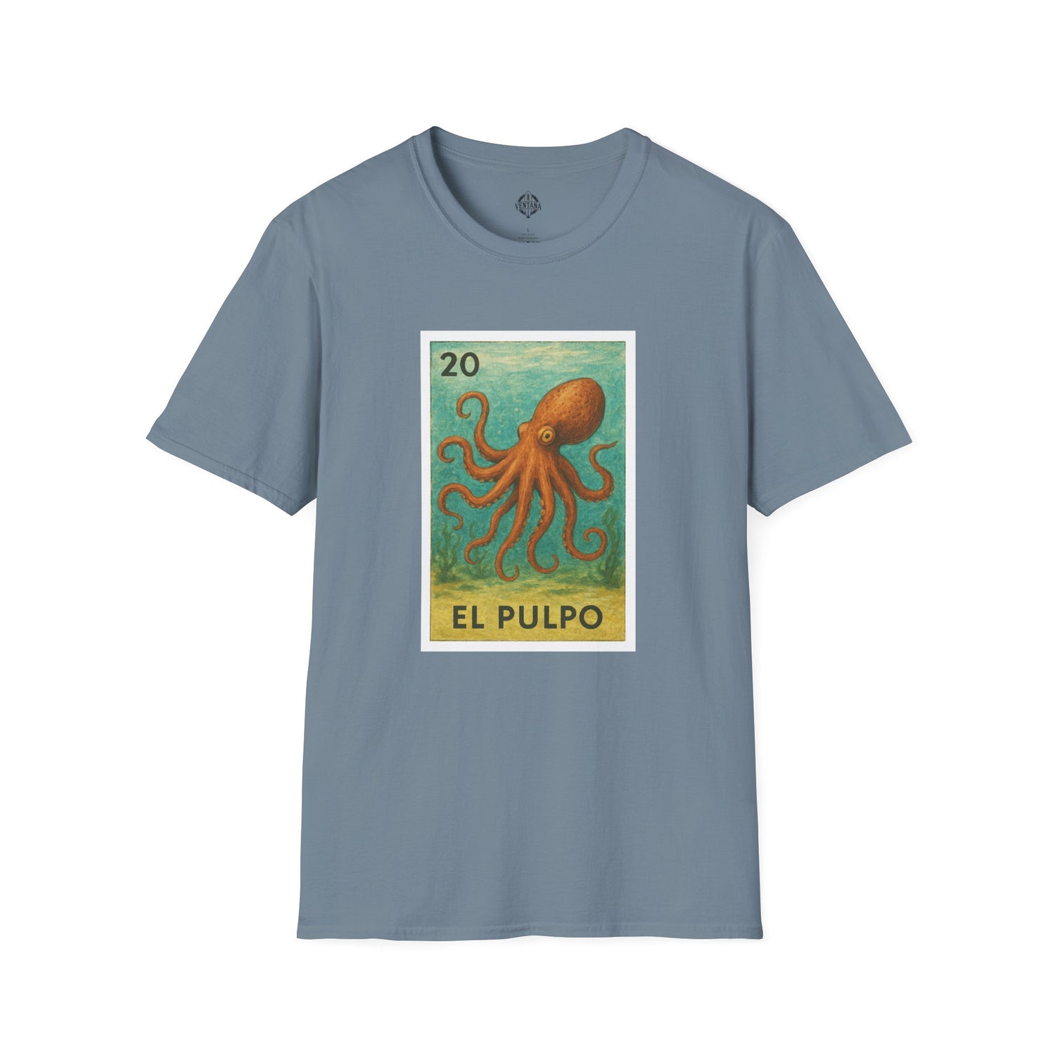 Octopus Lotería cotton t-shirt image 11