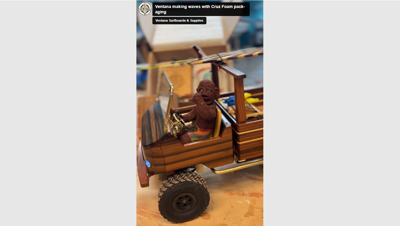 Load video: Ventana packaging with Cruz Foam