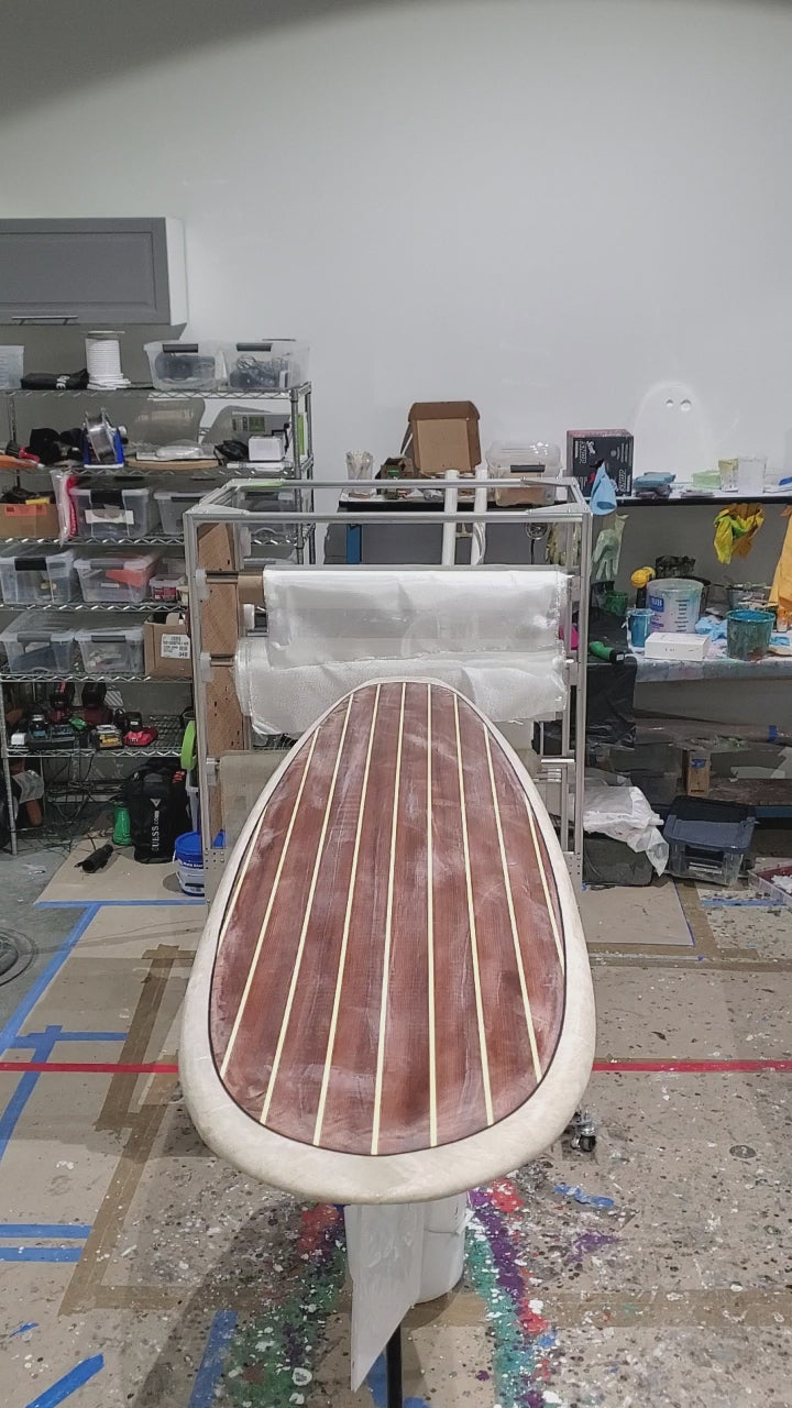 Glassing the Ventana SwellCycle 6'6" Downrail Surfboard