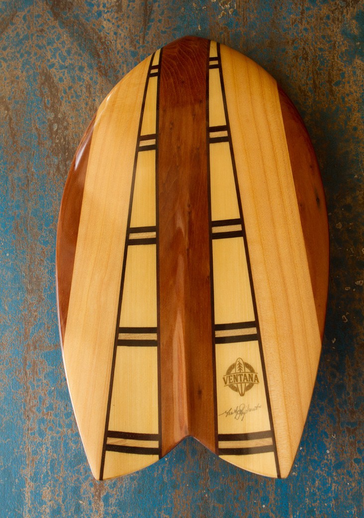 Aquarium Red Wedges Fish Handplane-Ventana Surfboards &amp; Supplies